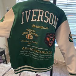 Allen Iverson high school letterman jacket