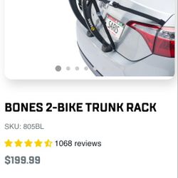 Saris Bones 2 Bike Rack  (200.00 New)