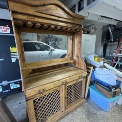 Cabinet, Bar. Solid Wood. Unique Design. 