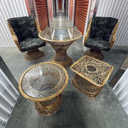 Wicker Patio Furniture Set
