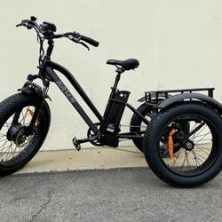 🔥 Kasen Electric 3-Wheel Trike – Fat Tire E-Bike 🚲 (Black, White, Blue, Red) $900 (MSRP $2,699)