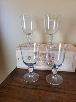 Princess House Set Of Water Glass