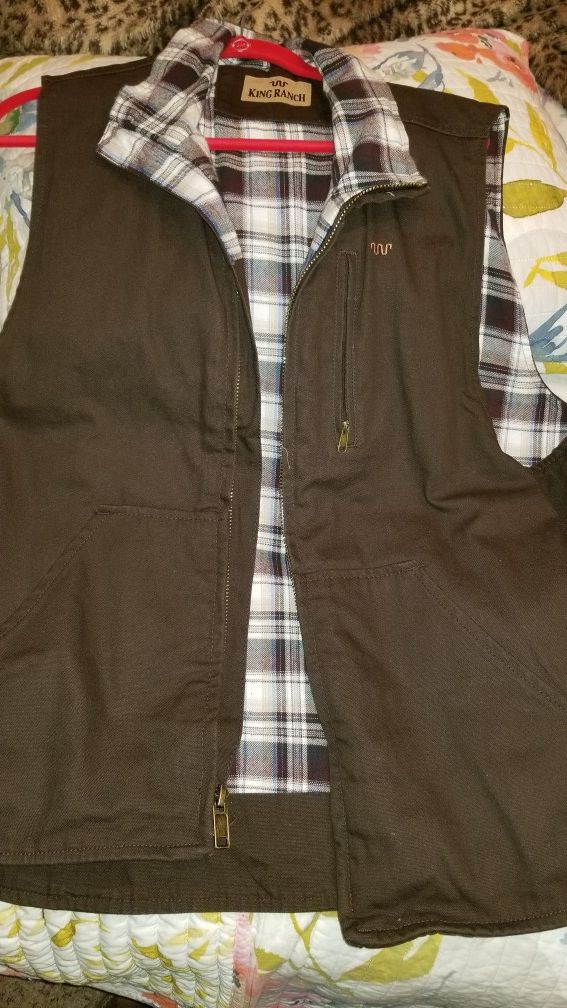 King ranch vest Large