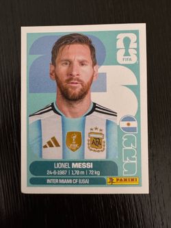 Panini 2026 FIFA World Cup Stickers. Lionel Messi Argentina ARG17