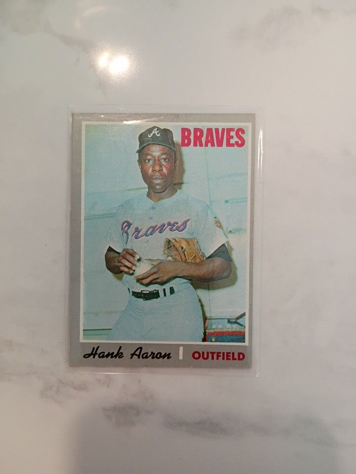 Vintage Baseball Card: Hank Aaron