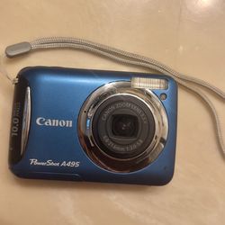 Canon PowerShot A495 10.0 MP digital camera FOR PARTS