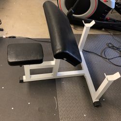 Adjustable Bicep Arm Curler Bench