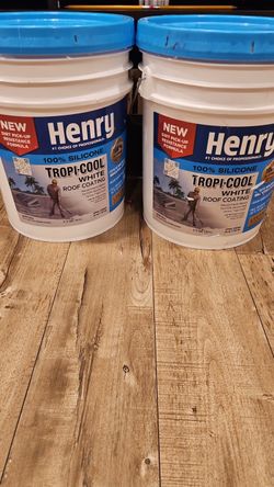 Henry Tropi-Cool 100% Silicone White Roof