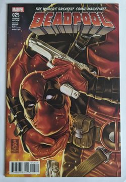 DEADPOOL #25, (Brooks) Retailer Incentive Variant 25th ANNIVERSARY