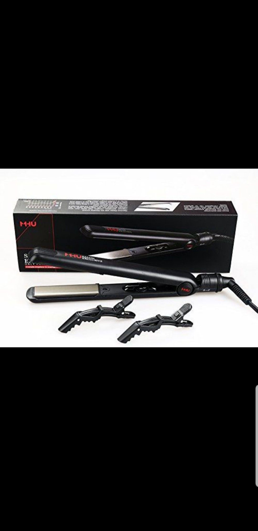 MHU Salon exclusive flat iron hair straightener