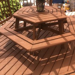 Hexagon Picnic Table 
