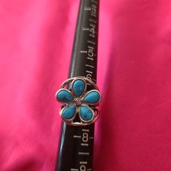 Vintage Native American Turquoise Ring Size 7