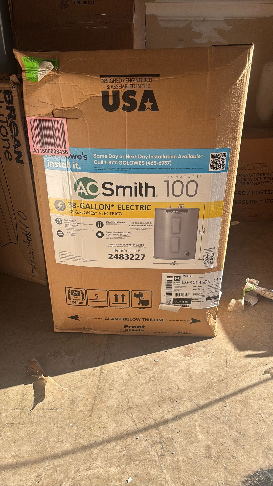 AOSmith Signature 100 Hot Water Heaters