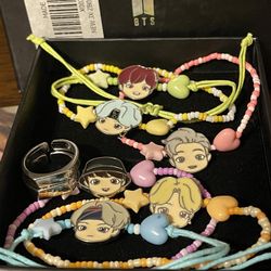 BTS Bracelets And Rings