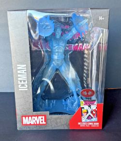McFarlane Toys Marvel IceMan 1/6 Scale Figure Red Platinum Edition Sealed