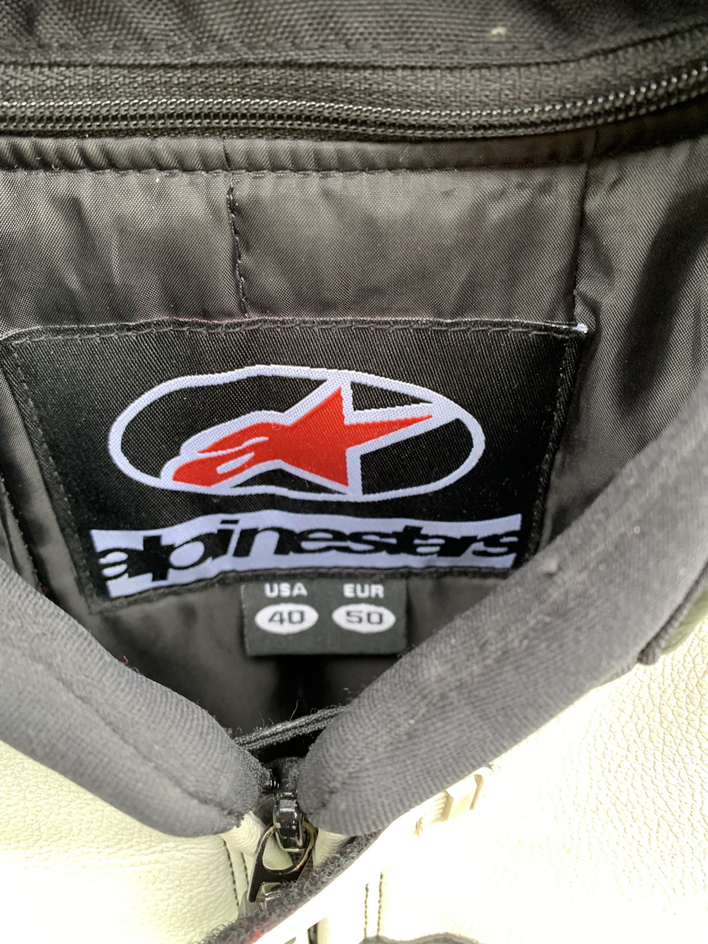 Alpine star leather jacket Medium