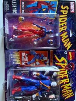 Spiderman marvel legends set of 2