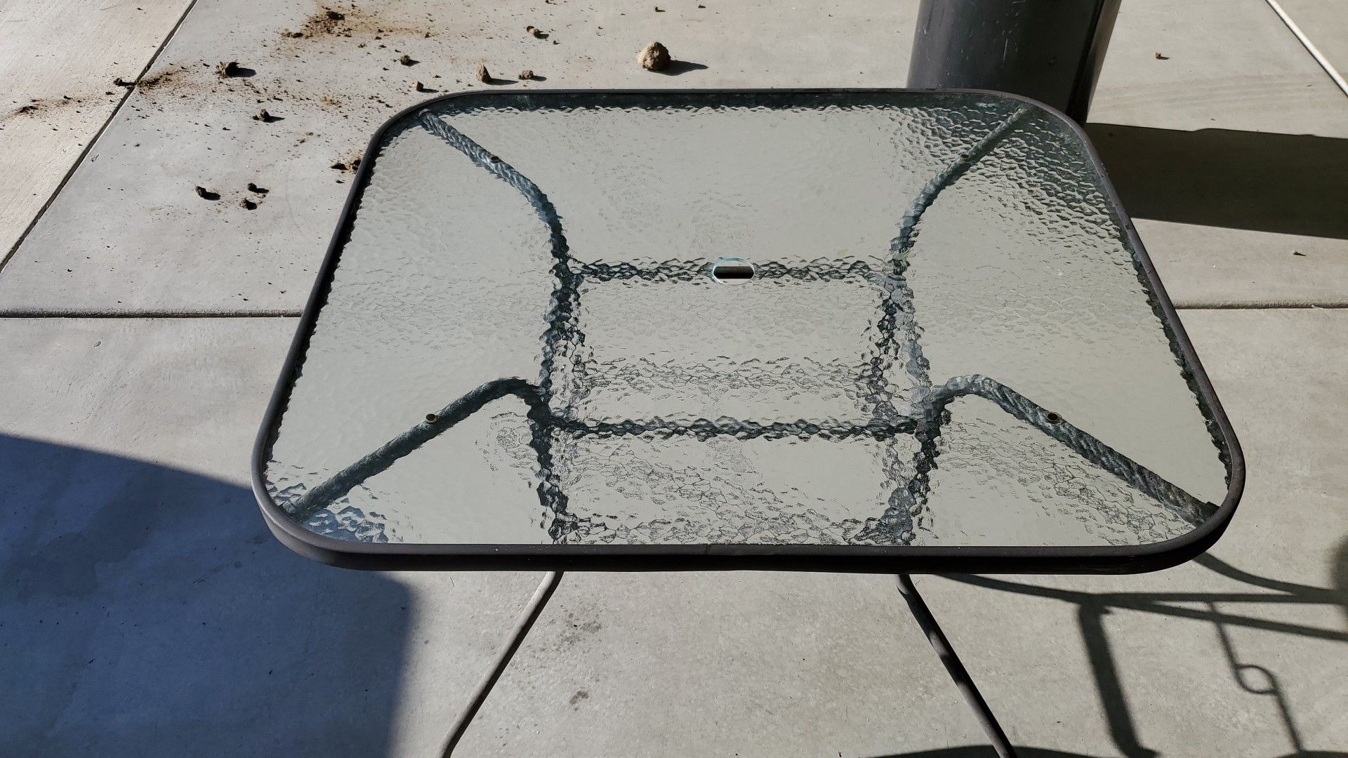 Glass Patio table