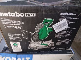 New Metabo 10" miter saw