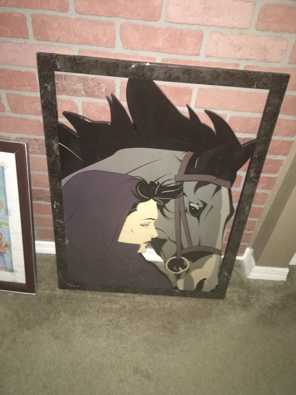 Patrick Nagel's MONTANA BY GALLERY 92 Frameless art 1995
