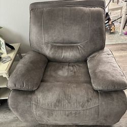 Electric Microfiber Recliner 