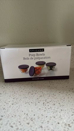 NIB Epicure Prep Bowls