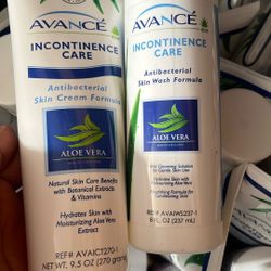 Incontinence Antibacterial Cream And Skin Wash For Elderly People With Aloe Vera , Each For $3
