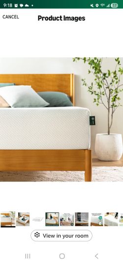 ZINUS 12 Inch King Green Tea Memory Foam Mattress [New Version], Fiberglass free, Medium Firm Feel, Zoned Pressure Relief, Certified Safe Foams & Fabr