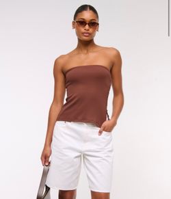 Abercrombie Bermuda tiro medio