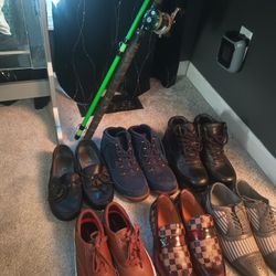 Shoes And Fishing Combo