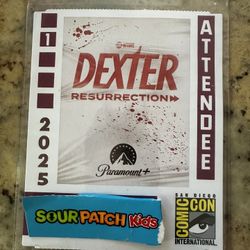 SDCC  2025 THURSDAY BADGE UNISEX NAME