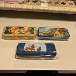 Disney Pencil Tin Box 7.00 Each   Lion King 