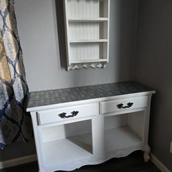 Timber Cottage Shelf/farm Hutch Cabinet
