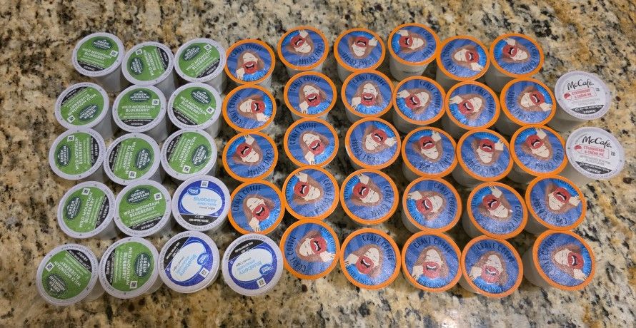 47 Blueberry/Strawberry Kcups, all fresh, Pickup Bell Rd and 55th Ave Glendale 85308