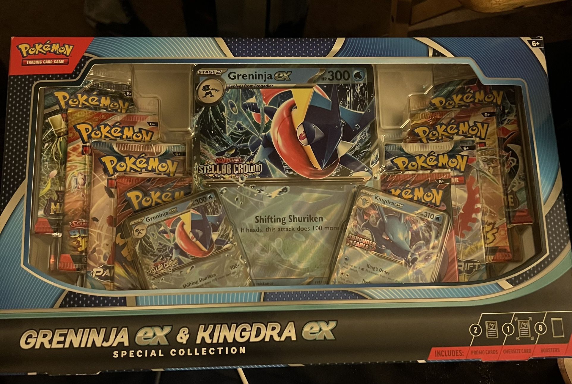 Pokemon TCG Greninja Ex & Kingdra Ex Special collection