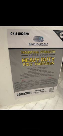 Lona heavy dury 20 x 20 ft.