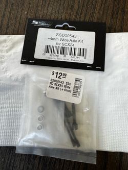 SCX 24 wide axle kit