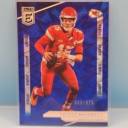 2024 Panini Donruss Elite - Patrick Mahomes II #70 Status Explosion /875