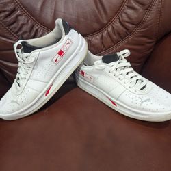 Puma White Leather Men's Shoes Size 9.5
