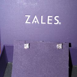 2ct Diamond Earrings 14ct White Gold from Zales