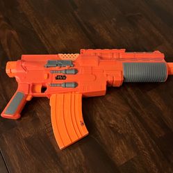 STAR WARS Rogue One NERF Glowstrike SERGEANT JYN ERSO Gun TESTED Working