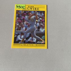 MARK MC GWIRE BASEBALL CARD