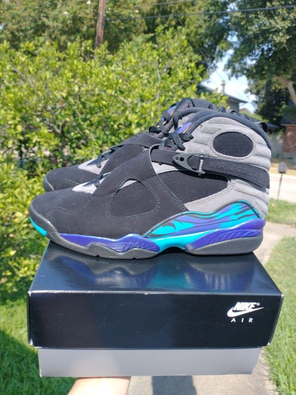 New Air Jordan 8 Retro Aqua Men Size 10.5