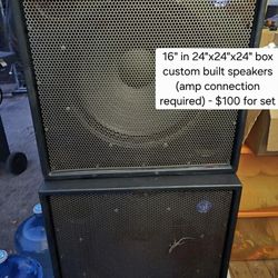 Pa Speakers For Band Or Dj