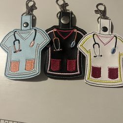 Nurse Shirt Keychain 