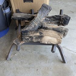 Fireplace Fake Wood Insert 