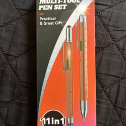11 in 1 Multitool Pen with LED Light