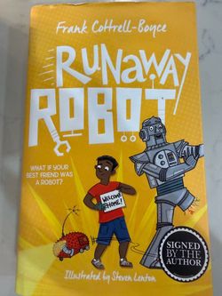Runaway Robot SIGNED BOOK