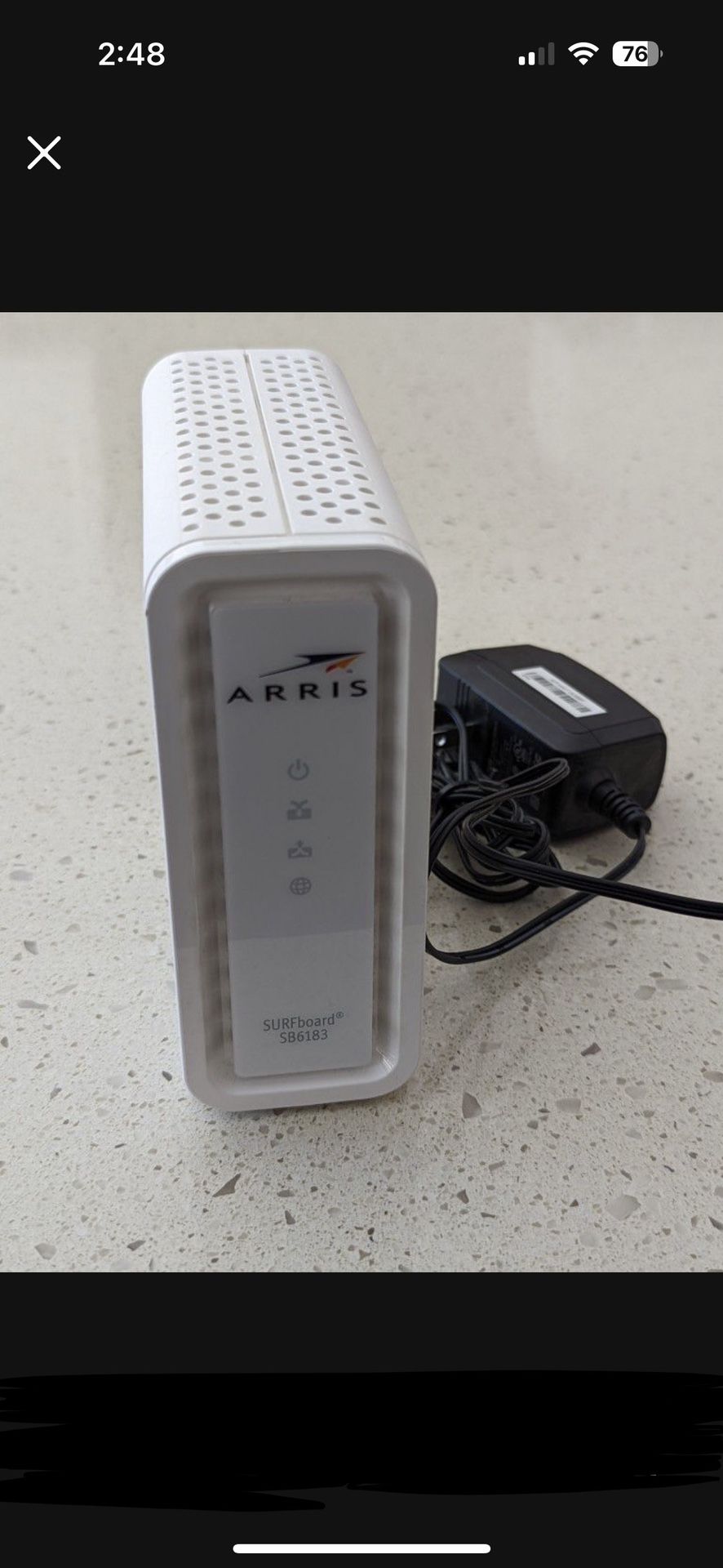 Excellent condition - Motorola Arris modem SB6183