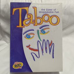 Taboo Unspeakable Fun New Sealed